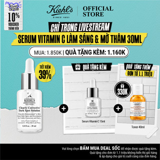 Serum vitamin c làm sáng da & mờ thâm mụn kiehl's clearly corrective dark spot solution 30ml