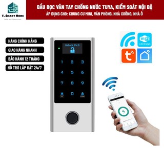 Đầu đọc vân tay chống nước App Tuya cho bộ khóa nhà trọ và kiểm soát ra vào