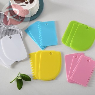 – Bộ 3 dụng cụ chà láng bánh, cắt bột, vét bánh - Trang trí bánh sinh nhật bánh kem