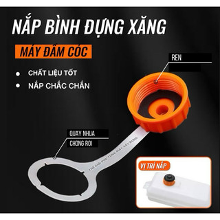 Lắp bình xăng máy đầm cóc mt55, mt72