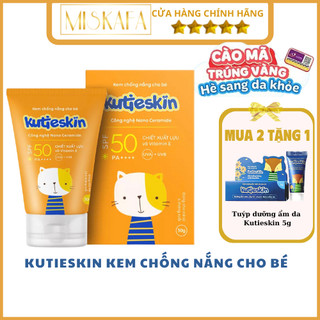 Kutieskin Kem chống nắng kutieskin, Kem chống nắng cho bé từ 6 tháng tuổi SPF 50 PA++++ bảo vệ da bé