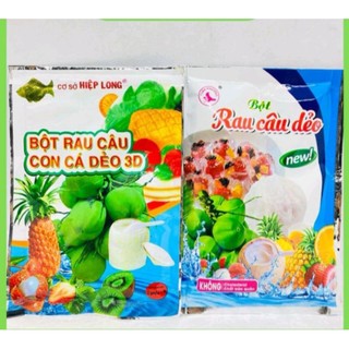 Bột rau câu con cá dẻo 3d lẻ 1 gói