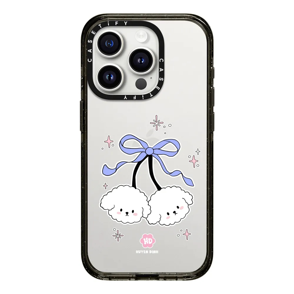Case Ốp Lưng CASETiFY Bichon Bibo White Cherry | Impact