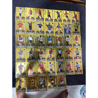 Full Trọn Bộ 40 Thẻ Vàng Huyền Thoại Match Attax Legend Mùa 2011/12 11/12 ( Đã Sưu Tập Đủ ) ( Màu Gold cực hiếm )