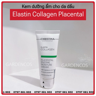 Kem Dưỡng Ẩm Christina Elastin Collagen - Placental Enzyme/ Carrot Oil Moisture Cream - Gardencos