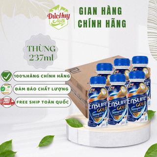 Thùng Sữa bột pha sẵn Abbott Ensure Gold Vigor 237ml