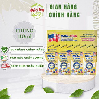 Thùng sữa bột pha sẵn Nutricare Metacare Opti 48 hộp x 110ml/180ml