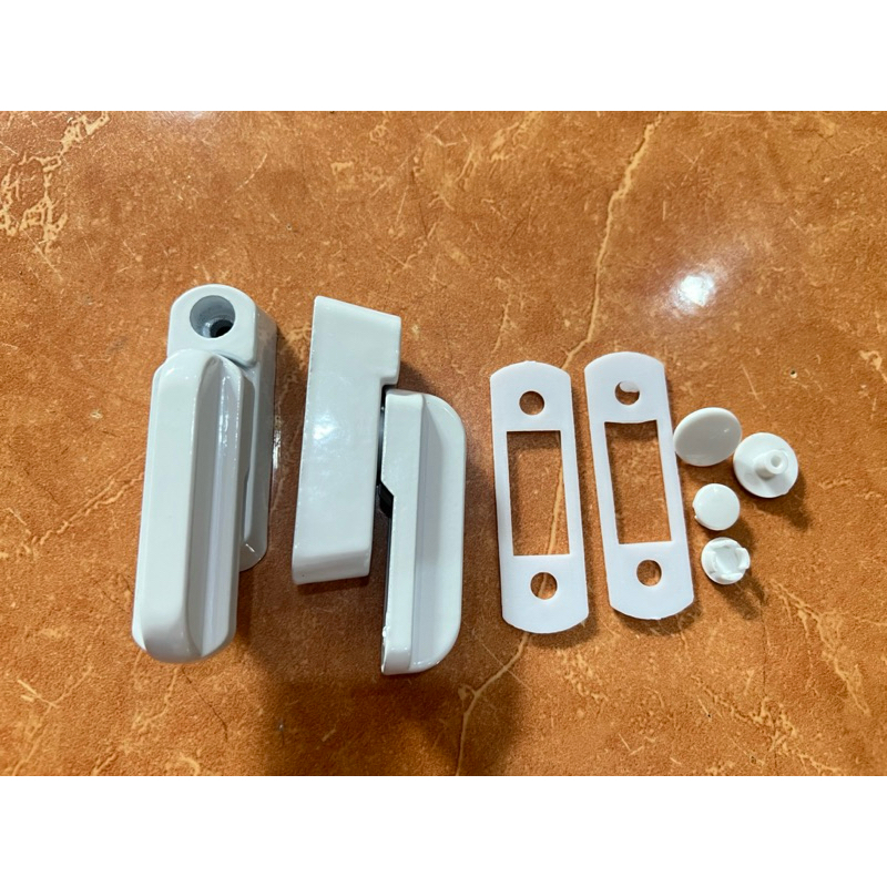 Chốt cài, chốt cửa an toàn chữ T cửa nhựa lõi thép