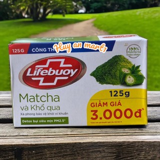  Xà Bông Cục Lifebuoy 125g Bảo Vệ khỏi vi khuẩn mát cha khổ qua 