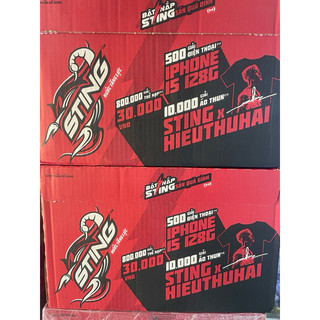 STING dâu hồng sâm thùng 24chai.(mẩu mới) trúng thưởng