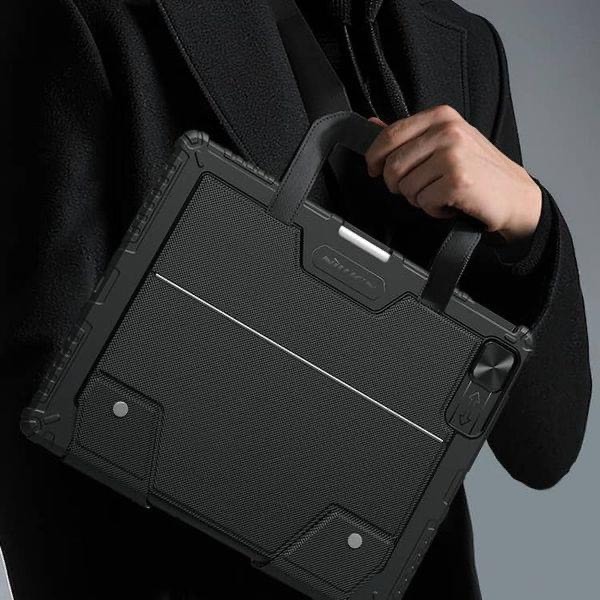 Bao Da Bàn Phím NILLKIN Bumper Go Keyboard Kiêm Túi Đựng Chống Sốc Cho iPad Air M3 2025  Air 6 M2 , 