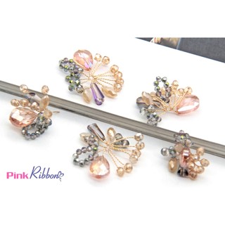 Chùm đá pha lê 3.5cm trang trí phụ kiện thời trang, phụ liệu may mặc, có thể điều chỉnh nhiều hình dạng linh hoạt