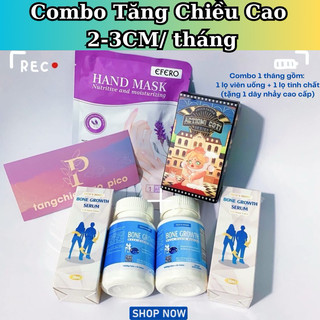 Combo Thuốc Hỗ Trợ Tăng Chiều Cao BONE GROWTH