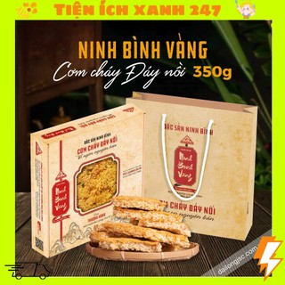 Xách quà cơm cháy đáy nồi Ninh Bình Vàng 350g