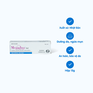 Gel MEGADUO hỗ trợ cải thiện tình trạng mụn mụn và vết thâm