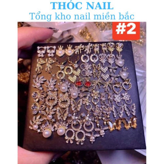 Combo 20 sét charm số 2 cho khách sỉ đặt đơn ,charm nail charm cao cấp