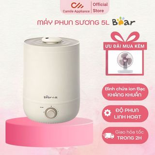Máy phun sương tạo ẩm bear jsq c45u1, máy khuếch tán tinh dầu - máy xông tinh dầu dung tích lớn 5l