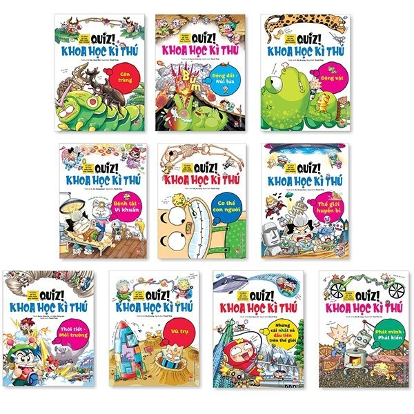 Sách Comic: Quiz - Khoa học kì thú
