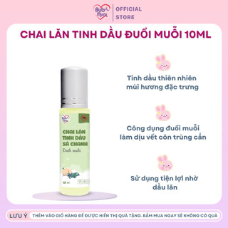 Chai Lăn Tinh Dầu Đuổi Muỗi Cho Bé Sả Chanh 10ml BuB&MuM