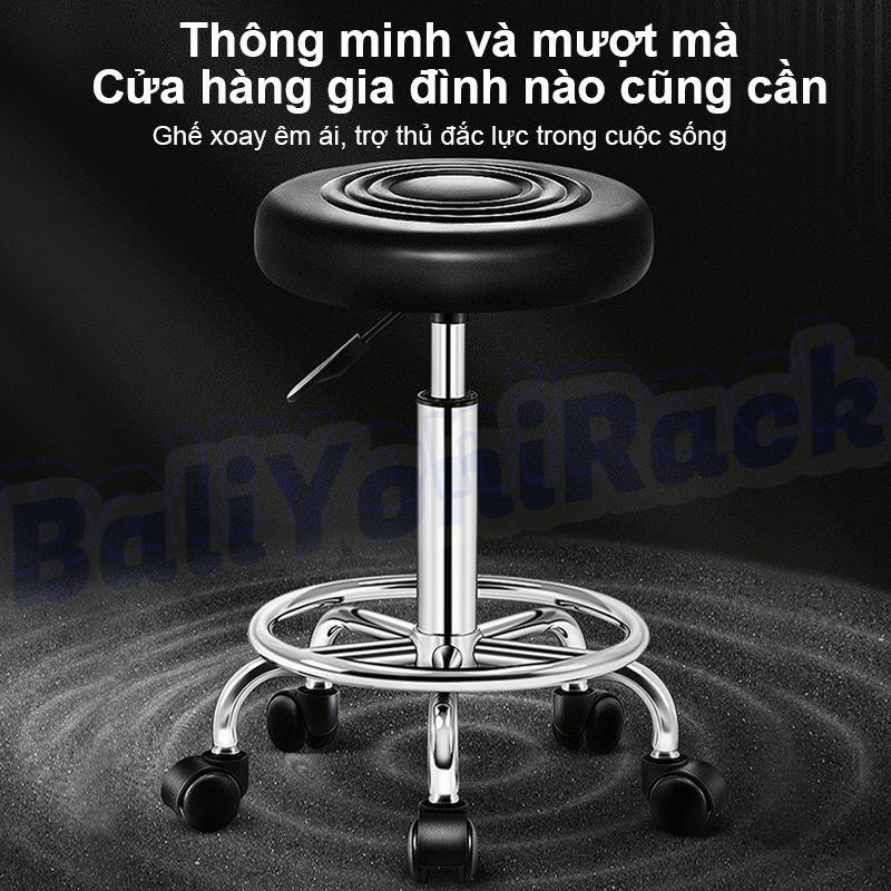 Bali Ghế CóThể Điều Chỉnh Nâng Hạ Xoay 360 Độ Ghế Có Thiết Kế 5Bánh Loại Da Tốt Xe Di Chuyển Dễ Dàng | BigBuy360 - bigbuy360.vn