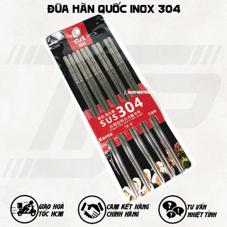 Bộ 5 đũa inox - inox 304