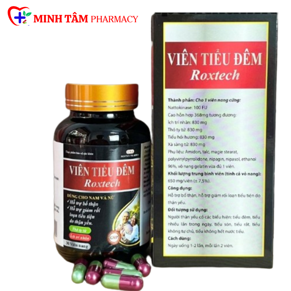 (đ) Viên Tiểu Đêm giảm tiểu đêm nhiều lần, thảo dược an toàn, dùng cho cả nam và nữ tiểu buốt, tiểu lắt nhắt- 30 Viên