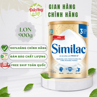 Sữa bột Similac 3 900g/lon Dinh Dưỡng 5G Mới