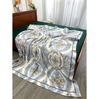 Mền lụa thái Chăn Hè Lụa Thái Mềm Mát 2mx2m3 khổ lớn có chần bông