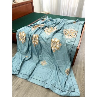 Mền lụa thái Chăn Hè Lụa Thái Mềm Mát 2mx2m3 khổ lớn có chần bông