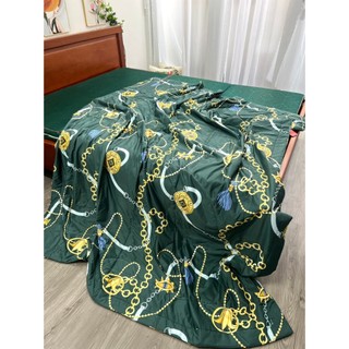Mền lụa thái Chăn Hè Lụa Thái Mềm Mát 2mx2m3 khổ lớn có chần bông