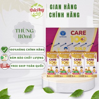 Thùng sữa bột pha sẳn Nutricare Care 100 Gold (110ml/180ml x 48 hộp)