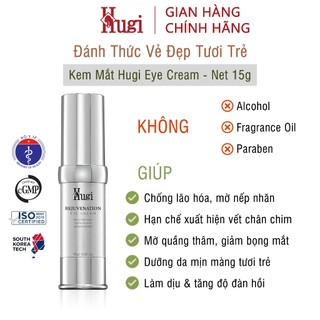 [HuGi] Kem Mắt Retinol Trẻ Hóa Giảm Nhăn Mờ Thâm Chính Hãng HuGi Beauty 15g