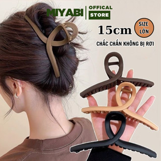 Kẹp tóc càng cua size lớn 15cm - kẹp tóc chéo phong cách Hàn Quốc - phụ kiện tóc - MIYABI