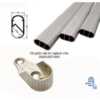 Pát đỡ tường thanh treo quần áo ovan