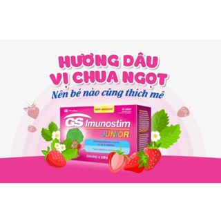 Viên Ngậm Tăng Đề Kháng GS Imunostim junior - Viên Ngậm Cây Sồi Hỗ Trợ Tăng Đề Kháng Hô Hấp Cho Trẻ Green Swan