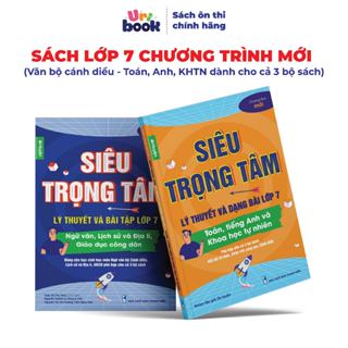 Sách Lớp 7 (Bộ Cánh Diều)- Combo 2 Cuốn Siêu trọng tâm TOÁN, TIẾNG ANH, KHTN và Văn, Khoa học xã hội