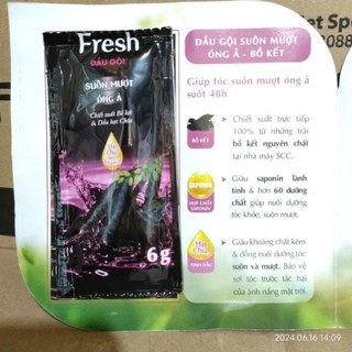 Combo 10 gói dầu gội Fresh ( 5 bưởi , 5 bồ kết )