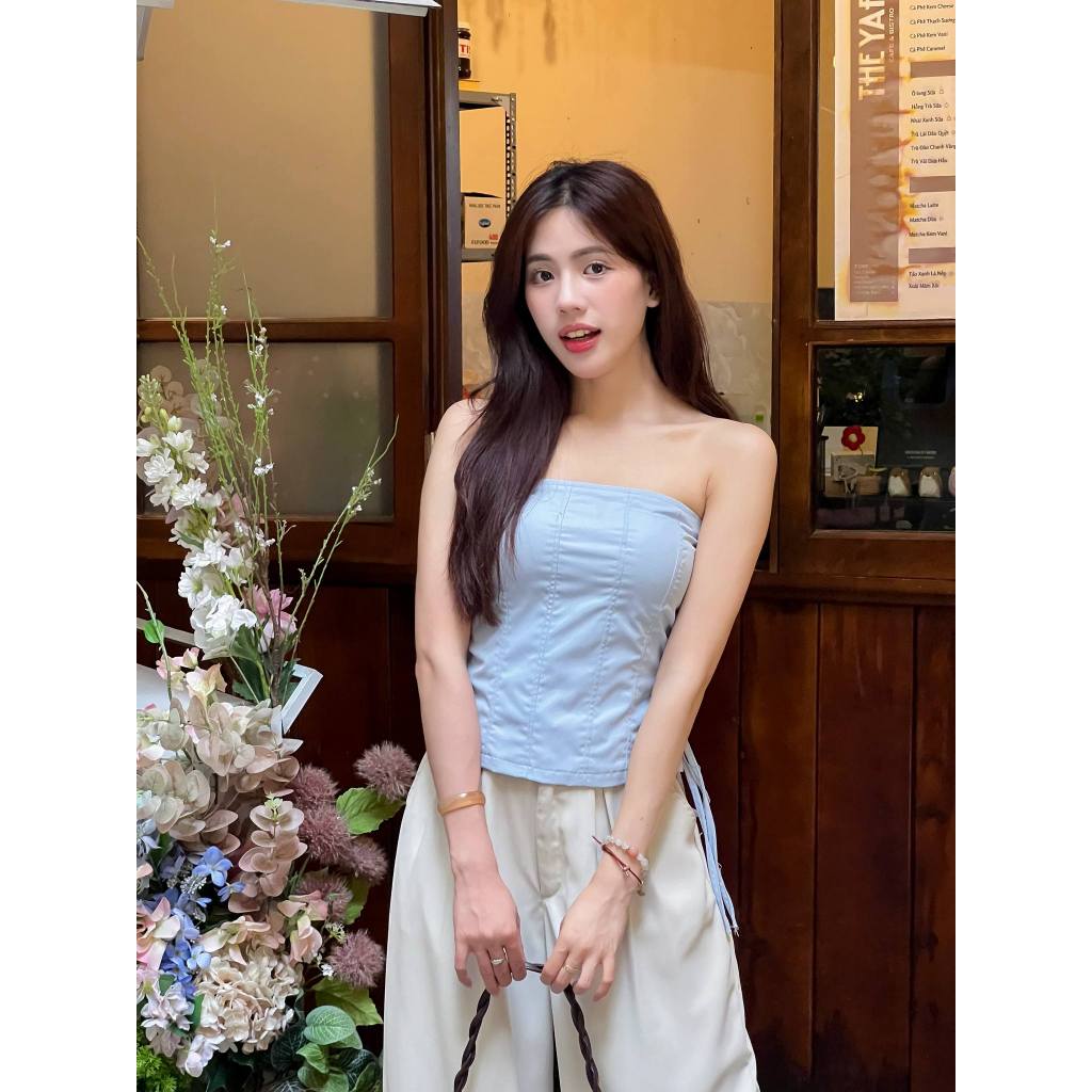 XẢ HÀNG GIÁ GỐC  Áo Quây Có Đệm Ngực Dây Buộc, Áo Cup Ngực Dáng Body Tuna Store | BigBuy360 - bigbuy360.vn