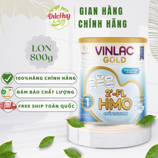 Sữa bột VinLac Gold HMO số 1, 2 Lon 300g_800g_Duchuymilk