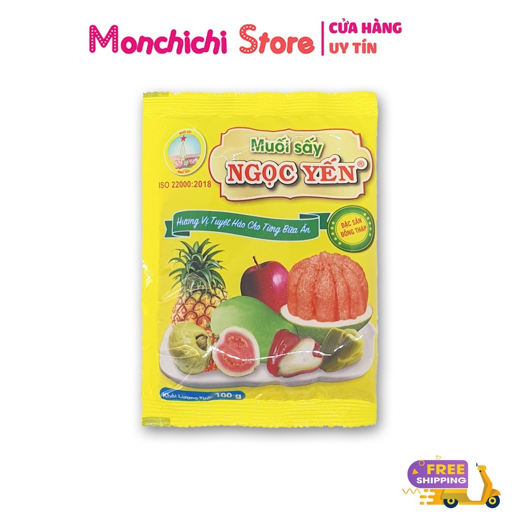 [Combo 2 gói] Muối Chấm Hoa Qủa Ngọc Yến 20g chấm trái cây Gia Vị ướp