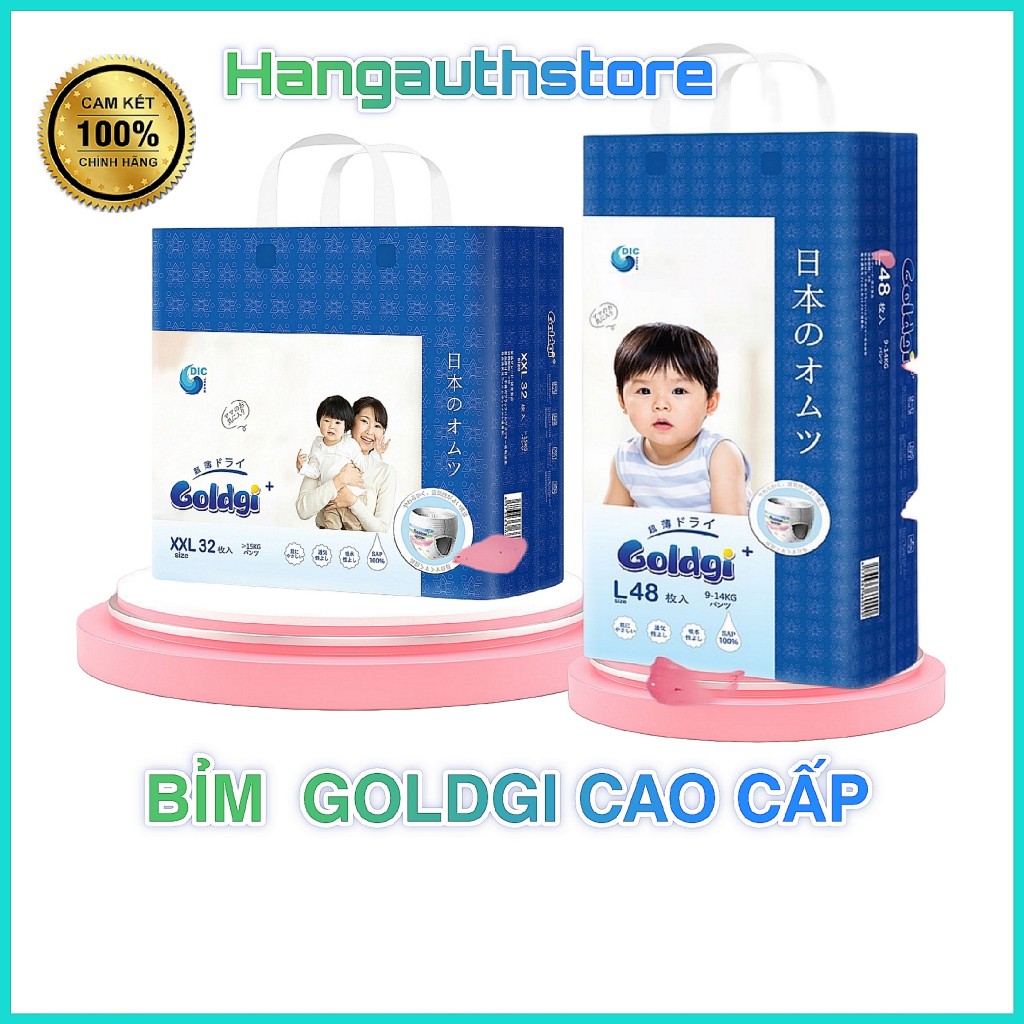 Goldgi Cao cấp premium Các đủ các size từ Nb đến XXL. Bản nâng cấp mới nhất của Goldgi cao cấp. Chil
