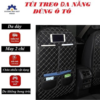 ⚡DA DÀY ⚡ Túi treo đồ ghế sau ô tô, túi treo đồ đa năng trên ghế ô tô bằng da PU cao cấp