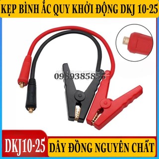 Dây kẹp bình ắc quy 12v-24v chính hãng soulor, kẹp kết nối với bình ắc quy, dây đồng nguyên chất.