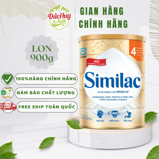 Sữa bột Similac 4 900g/lon Dinh Dưỡng 5G Mới