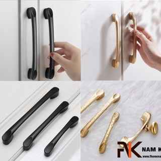 Tay nắm cửa tủ nhỏ gọn đen mờ NK236 (Màu Đen Mờ)