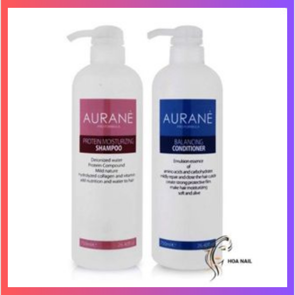 CẶP DẦU GỘI, XẢ AURANE 750ML