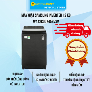 Máy giặt Samsung Inverter 12 kg WA12CG5745BVSV