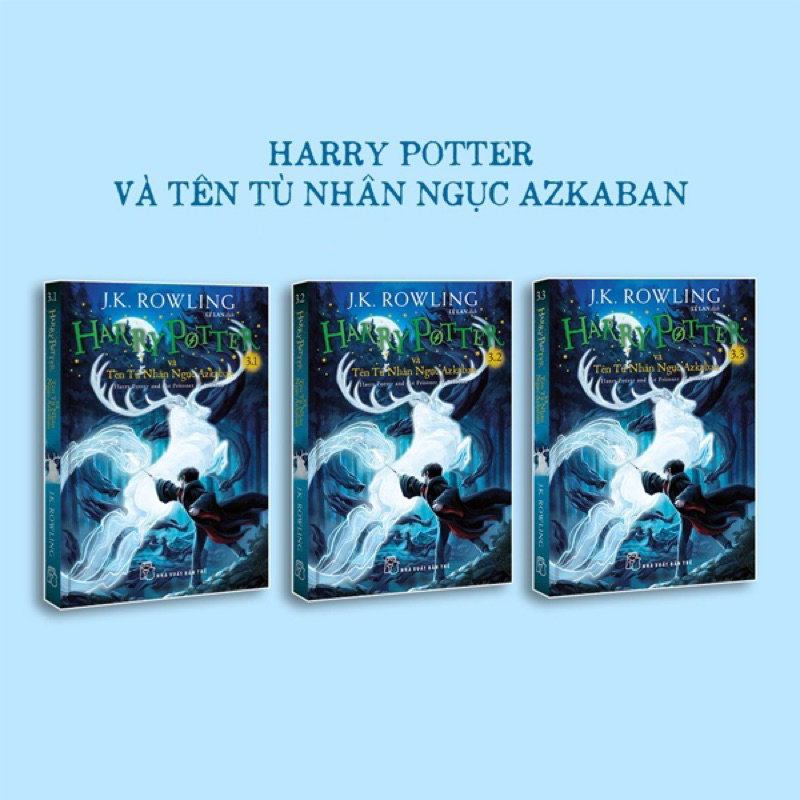 Sách - Harry Potter Và Tên Tù Nhân Ngục Azkaban - Tập 3 - Khổ Nhỏ (Bộ 3 Cuốn)