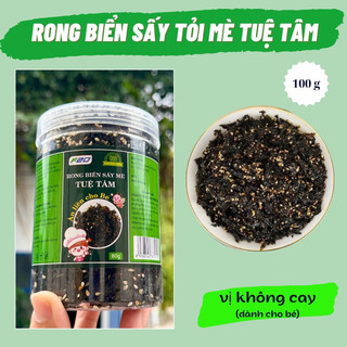 Combo 10 hũ Rong biển sấy mè Tuệ Tâm KHÔNG CAY - Rong biển ăn liền phù hợp cho bé - Rong biển khô sấy mè