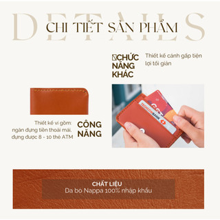 Ví Da Thật Harp2 Mini Wallet